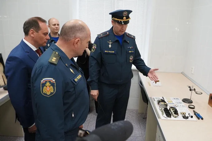 Визит Министра МЧС России Куренкова А.В.